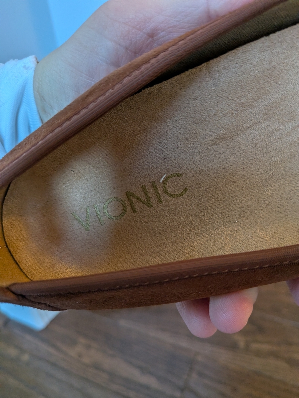 Vionic Women's Brown Suede Minna Ballet Flats 8.5 - Picture 8 of 9